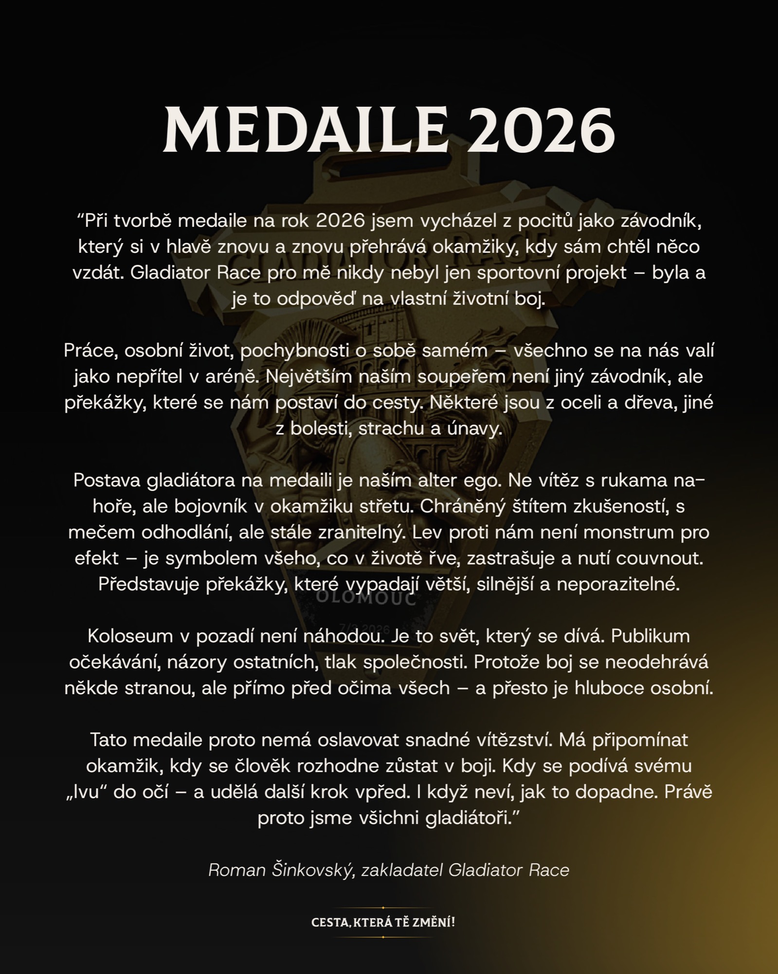 gladiator race logo primární vertical black